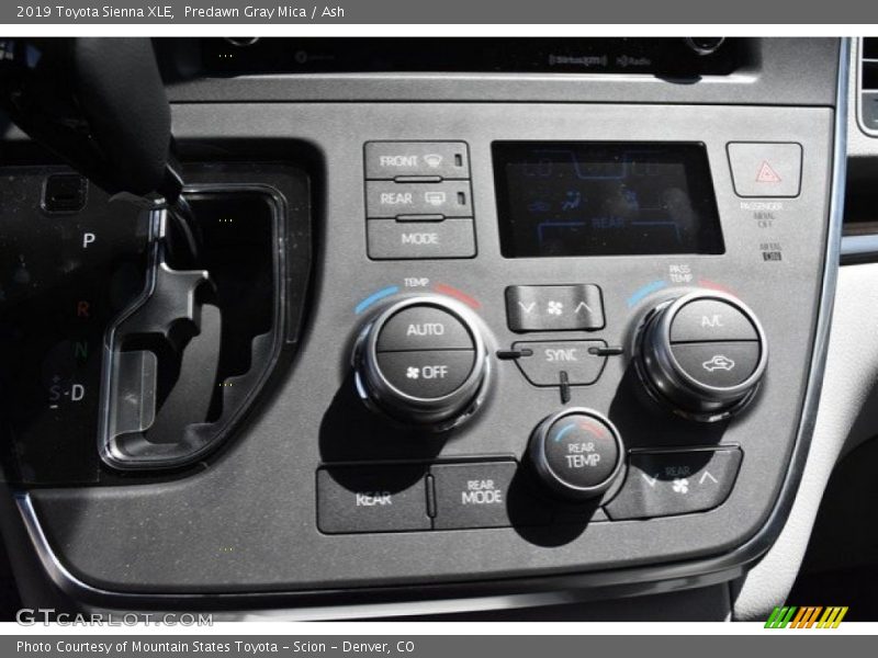 Predawn Gray Mica / Ash 2019 Toyota Sienna XLE