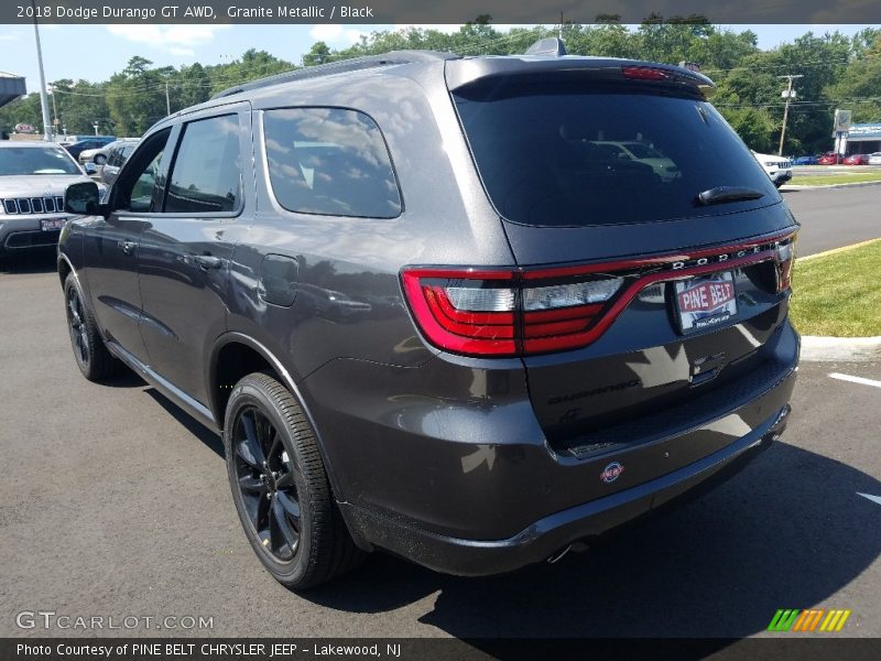 Granite Metallic / Black 2018 Dodge Durango GT AWD