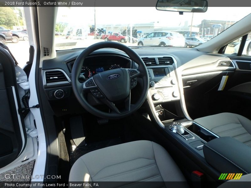 Oxford White / Ebony 2018 Ford Fusion S