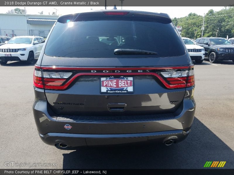 Granite Metallic / Black 2018 Dodge Durango GT AWD