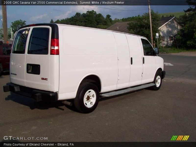 Summit White / Medium Pewter 2008 GMC Savana Van 2500 Commercial Extended