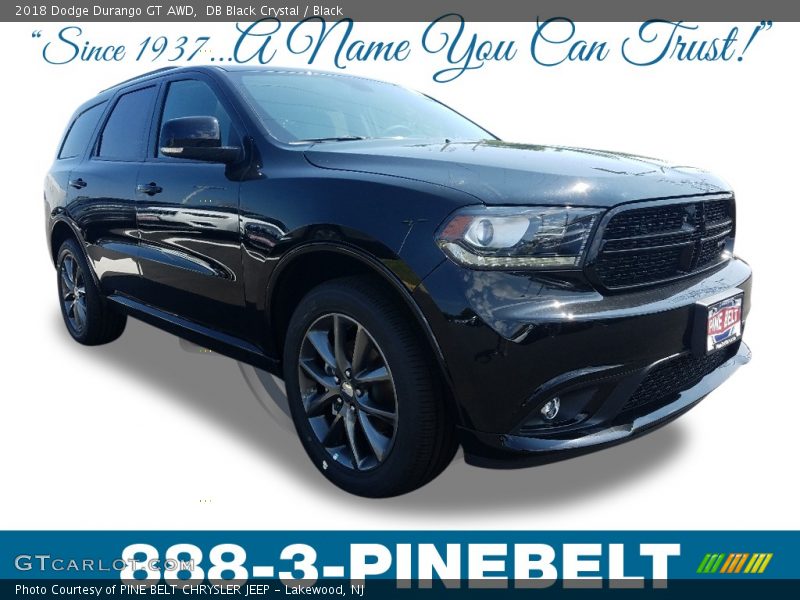 DB Black Crystal / Black 2018 Dodge Durango GT AWD