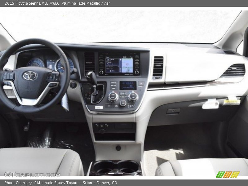 Dashboard of 2019 Sienna XLE AWD