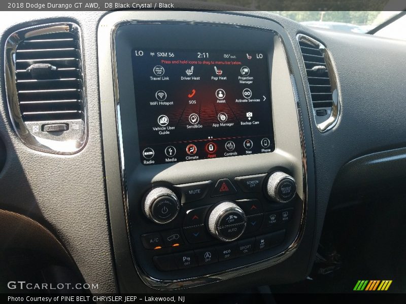 DB Black Crystal / Black 2018 Dodge Durango GT AWD