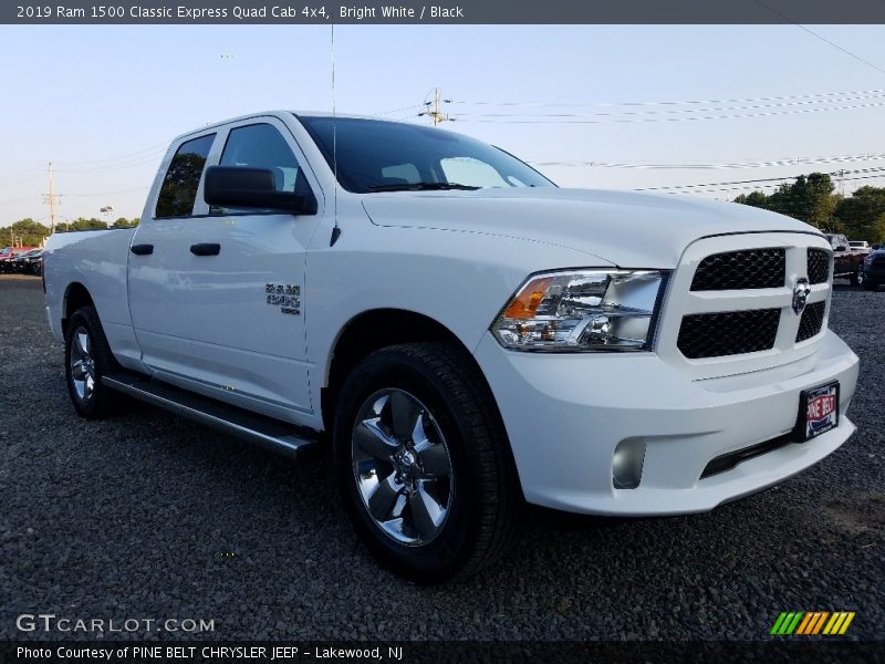Bright White / Black 2019 Ram 1500 Classic Express Quad Cab 4x4