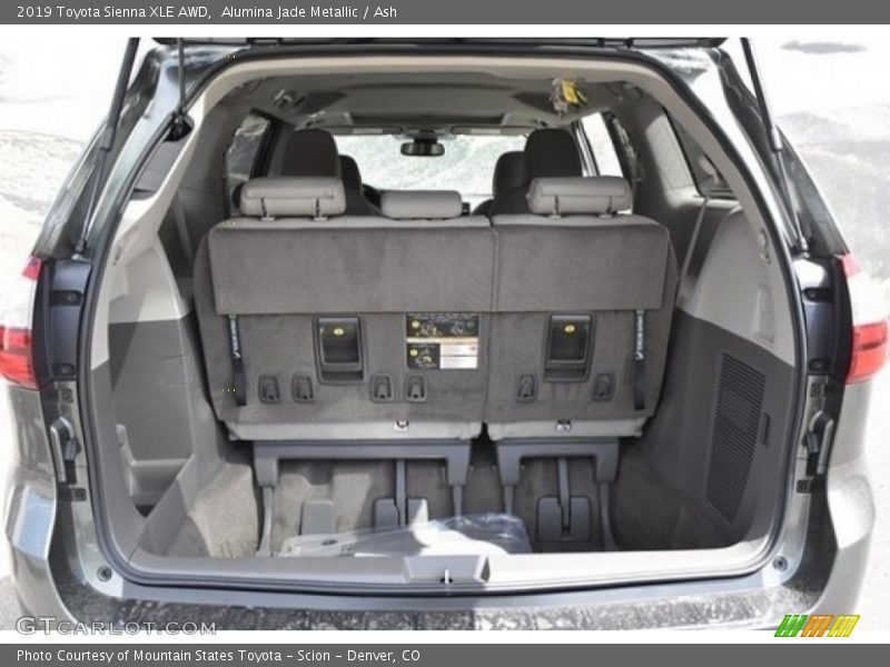  2019 Sienna XLE AWD Trunk