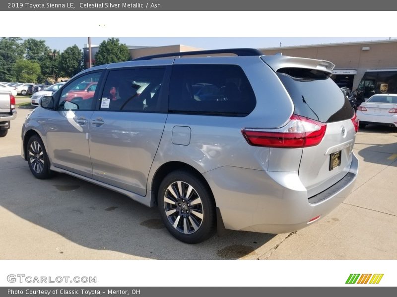 Celestial Silver Metallic / Ash 2019 Toyota Sienna LE