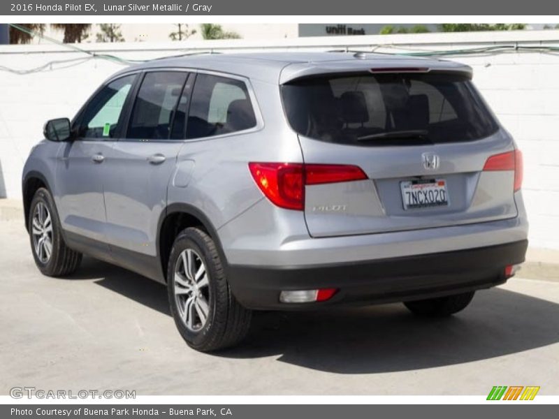 Lunar Silver Metallic / Gray 2016 Honda Pilot EX