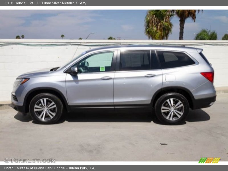 Lunar Silver Metallic / Gray 2016 Honda Pilot EX