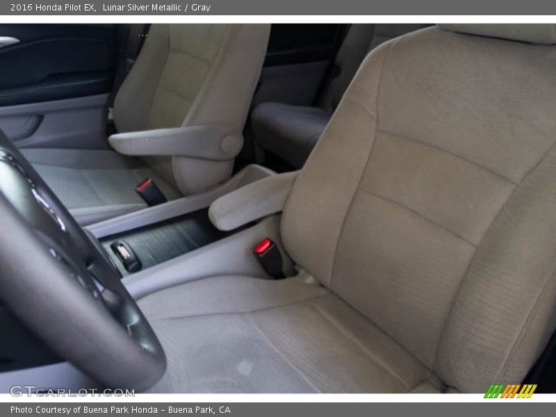 Lunar Silver Metallic / Gray 2016 Honda Pilot EX