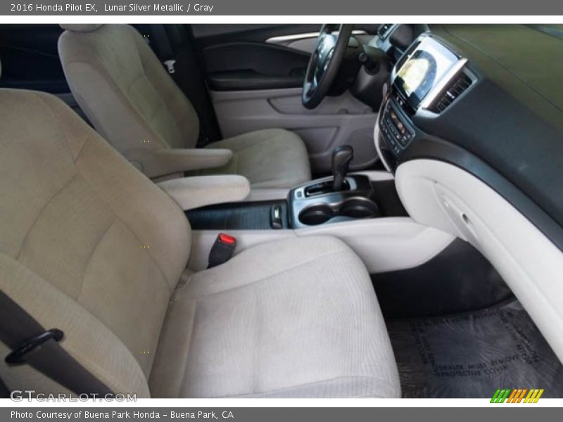 Lunar Silver Metallic / Gray 2016 Honda Pilot EX