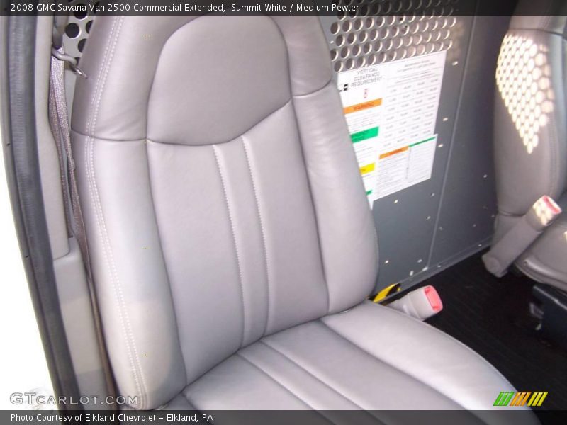 Summit White / Medium Pewter 2008 GMC Savana Van 2500 Commercial Extended