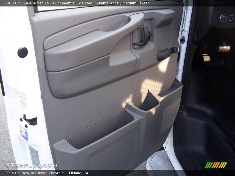 Summit White / Medium Pewter 2008 GMC Savana Van 2500 Commercial Extended