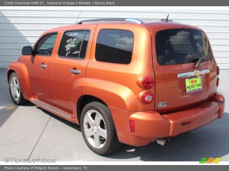 Sunburst Orange II Metallic / Ebony Black 2008 Chevrolet HHR LT