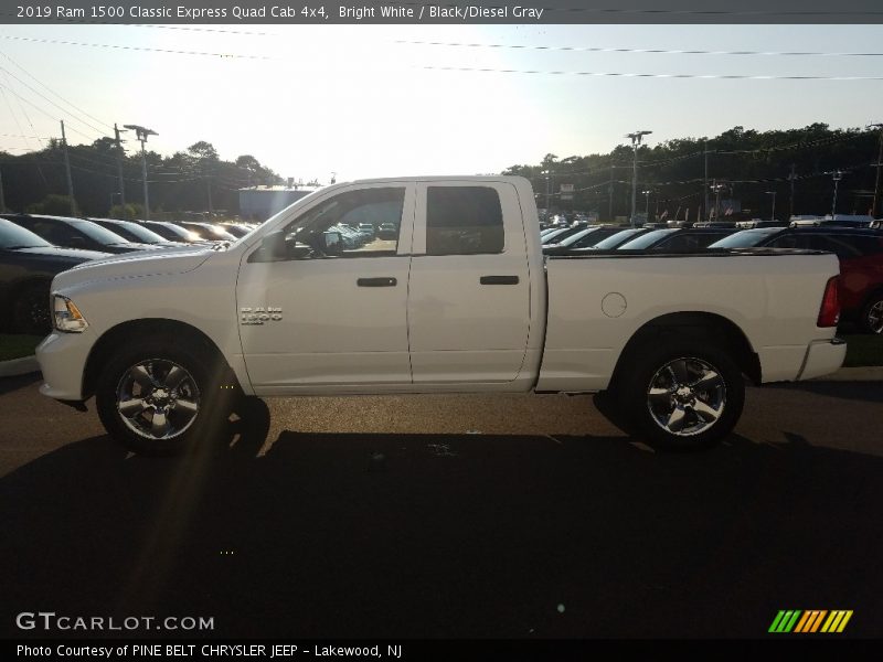 Bright White / Black/Diesel Gray 2019 Ram 1500 Classic Express Quad Cab 4x4