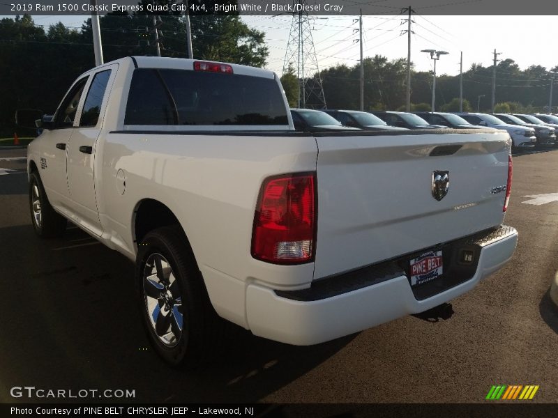 Bright White / Black/Diesel Gray 2019 Ram 1500 Classic Express Quad Cab 4x4