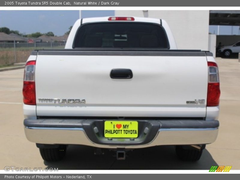 Natural White / Dark Gray 2005 Toyota Tundra SR5 Double Cab