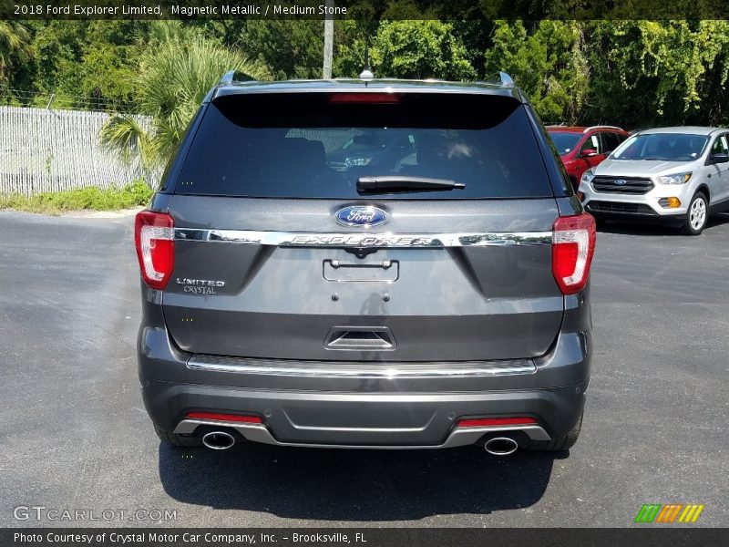 Magnetic Metallic / Medium Stone 2018 Ford Explorer Limited