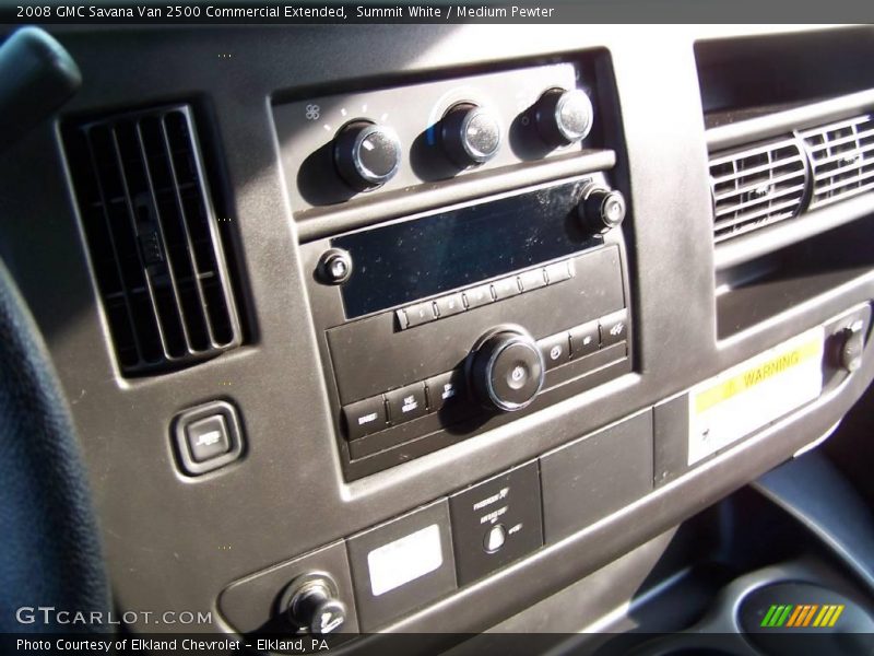 Summit White / Medium Pewter 2008 GMC Savana Van 2500 Commercial Extended