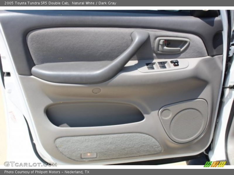 Natural White / Dark Gray 2005 Toyota Tundra SR5 Double Cab