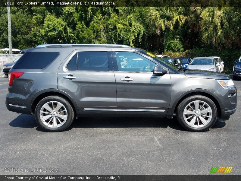 Magnetic Metallic / Medium Stone 2018 Ford Explorer Limited