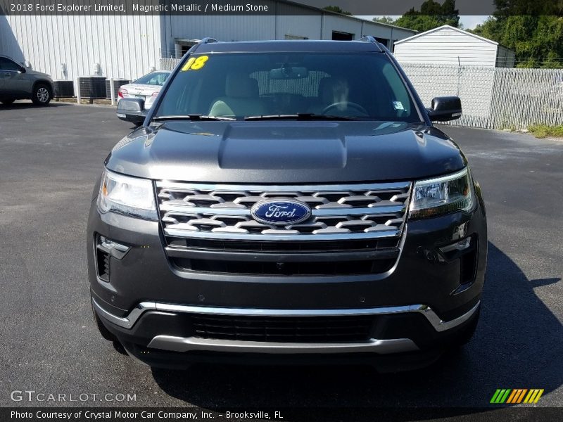 Magnetic Metallic / Medium Stone 2018 Ford Explorer Limited