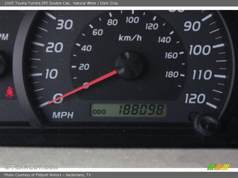 Natural White / Dark Gray 2005 Toyota Tundra SR5 Double Cab
