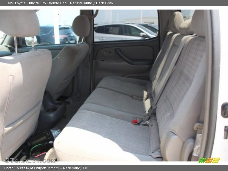 Natural White / Dark Gray 2005 Toyota Tundra SR5 Double Cab