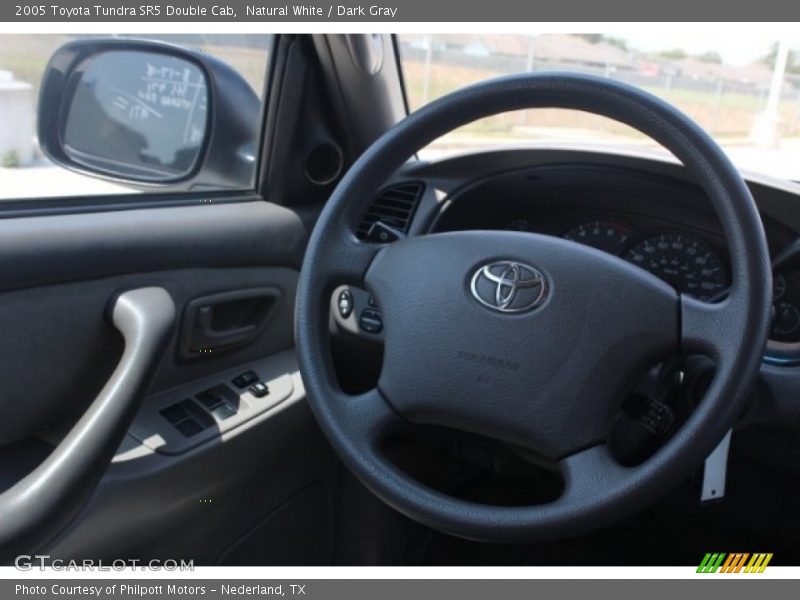 Natural White / Dark Gray 2005 Toyota Tundra SR5 Double Cab