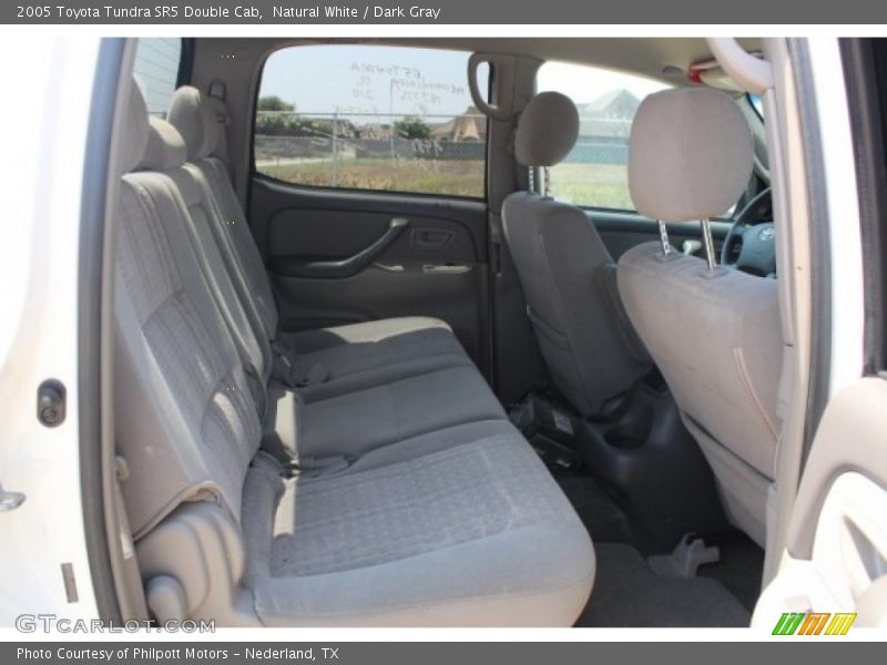 Natural White / Dark Gray 2005 Toyota Tundra SR5 Double Cab
