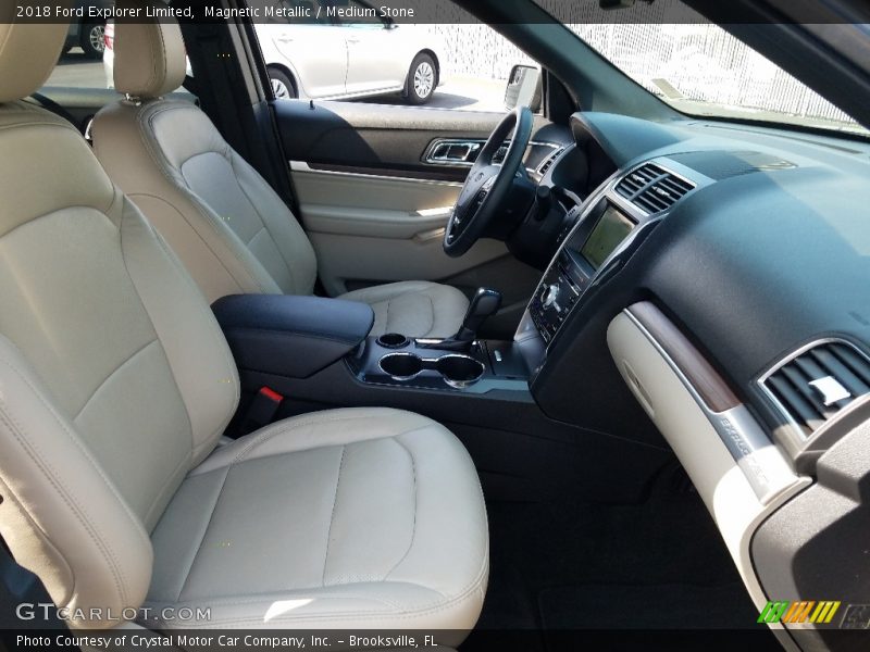 Magnetic Metallic / Medium Stone 2018 Ford Explorer Limited