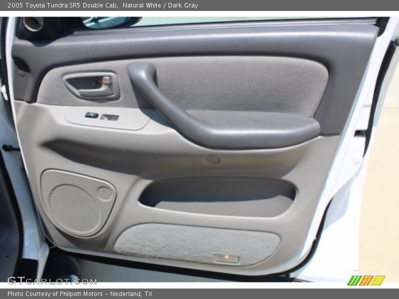 Natural White / Dark Gray 2005 Toyota Tundra SR5 Double Cab