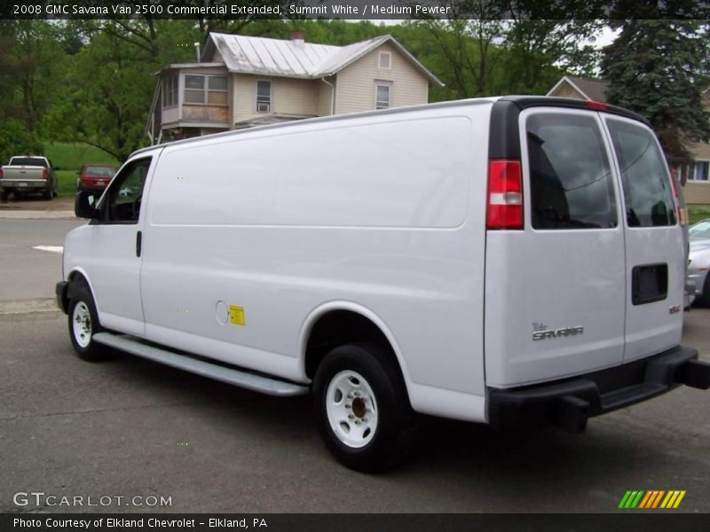 Summit White / Medium Pewter 2008 GMC Savana Van 2500 Commercial Extended