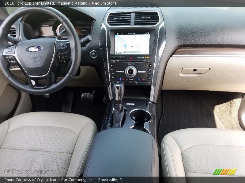 Magnetic Metallic / Medium Stone 2018 Ford Explorer Limited