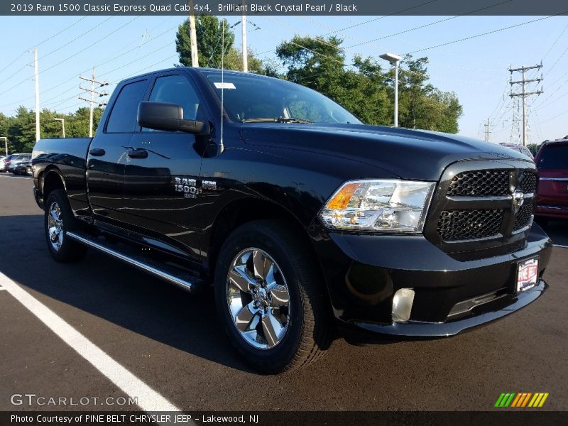 Brilliant Black Crystal Pearl / Black 2019 Ram 1500 Classic Express Quad Cab 4x4