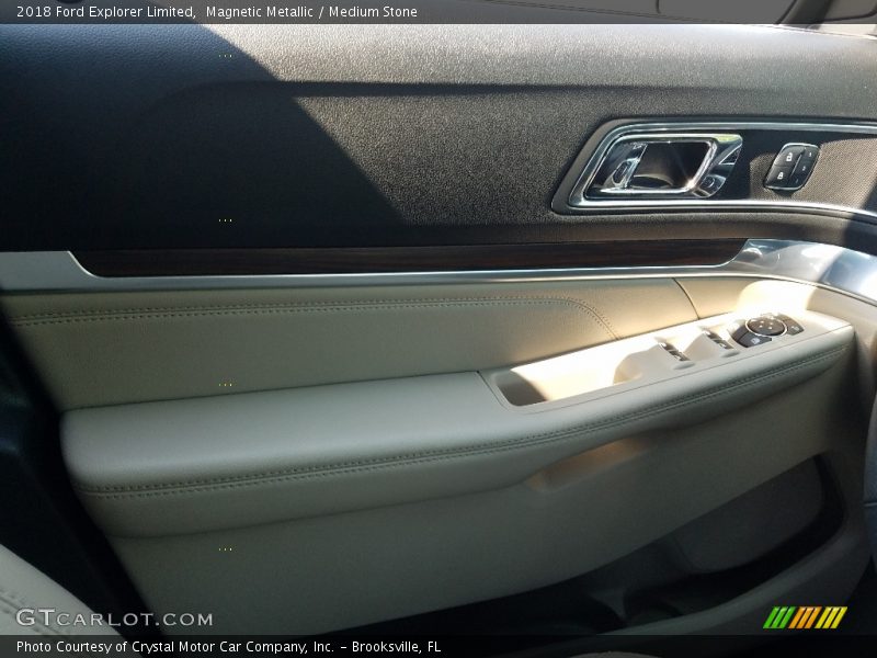 Magnetic Metallic / Medium Stone 2018 Ford Explorer Limited