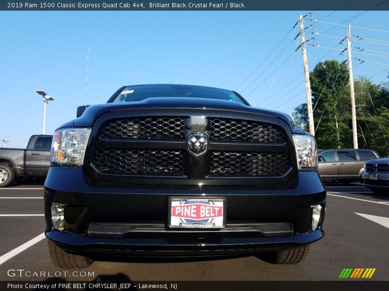 Brilliant Black Crystal Pearl / Black 2019 Ram 1500 Classic Express Quad Cab 4x4