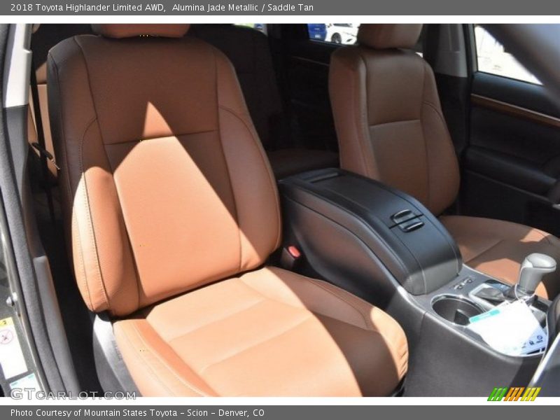 Alumina Jade Metallic / Saddle Tan 2018 Toyota Highlander Limited AWD