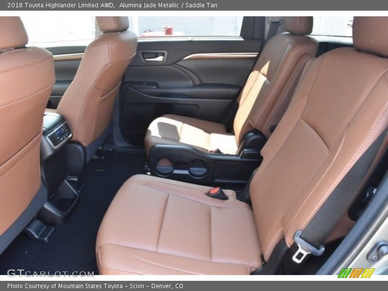 Alumina Jade Metallic / Saddle Tan 2018 Toyota Highlander Limited AWD