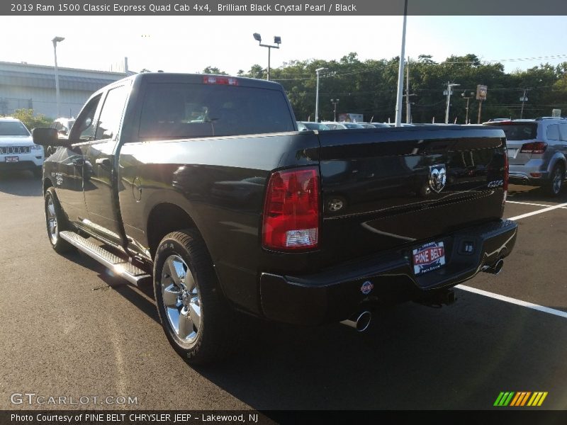 Brilliant Black Crystal Pearl / Black 2019 Ram 1500 Classic Express Quad Cab 4x4