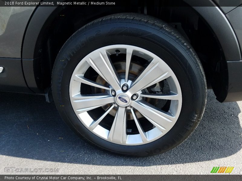 Magnetic Metallic / Medium Stone 2018 Ford Explorer Limited
