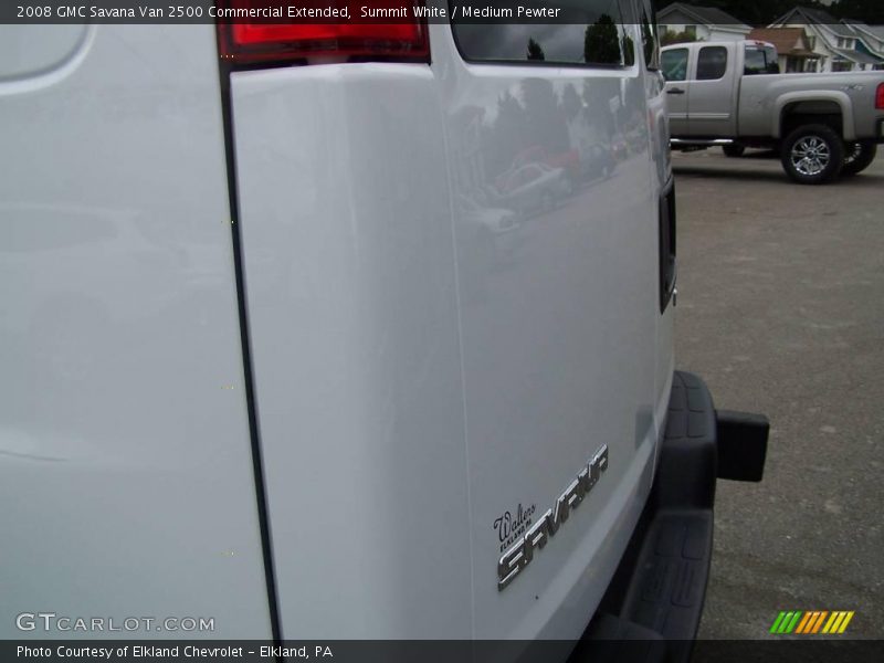 Summit White / Medium Pewter 2008 GMC Savana Van 2500 Commercial Extended