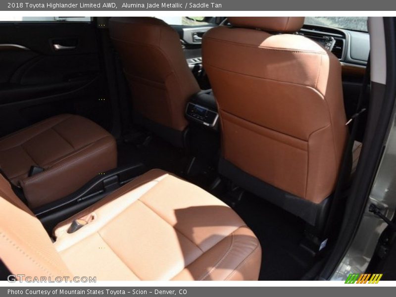 Alumina Jade Metallic / Saddle Tan 2018 Toyota Highlander Limited AWD