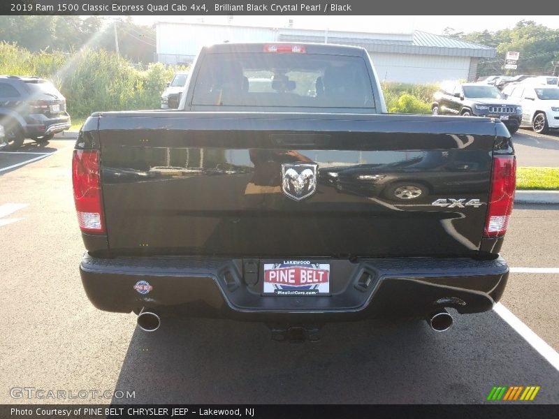 Brilliant Black Crystal Pearl / Black 2019 Ram 1500 Classic Express Quad Cab 4x4