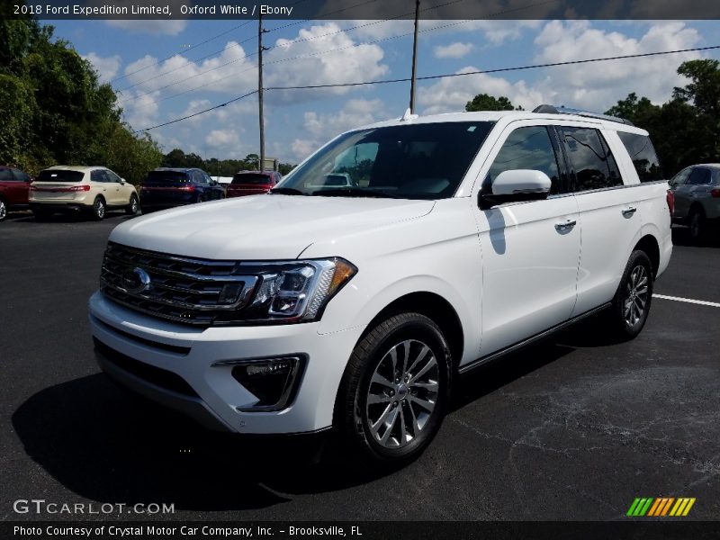 Oxford White / Ebony 2018 Ford Expedition Limited