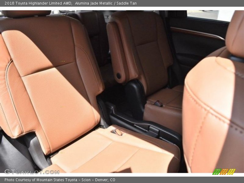 Alumina Jade Metallic / Saddle Tan 2018 Toyota Highlander Limited AWD