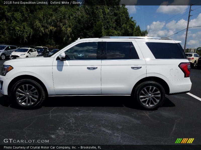 Oxford White / Ebony 2018 Ford Expedition Limited