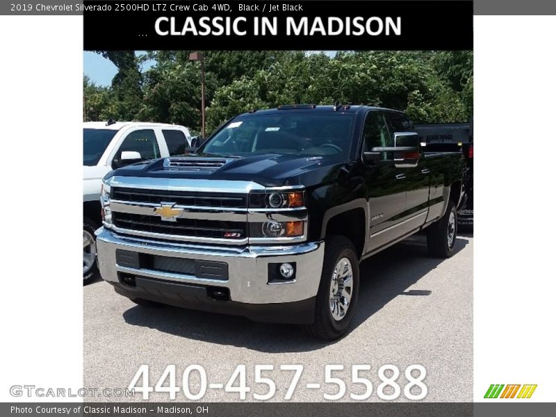 Black / Jet Black 2019 Chevrolet Silverado 2500HD LTZ Crew Cab 4WD
