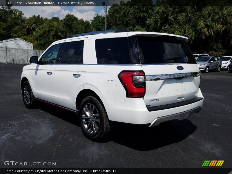 Oxford White / Ebony 2018 Ford Expedition Limited