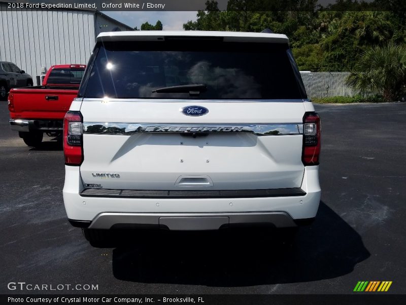 Oxford White / Ebony 2018 Ford Expedition Limited